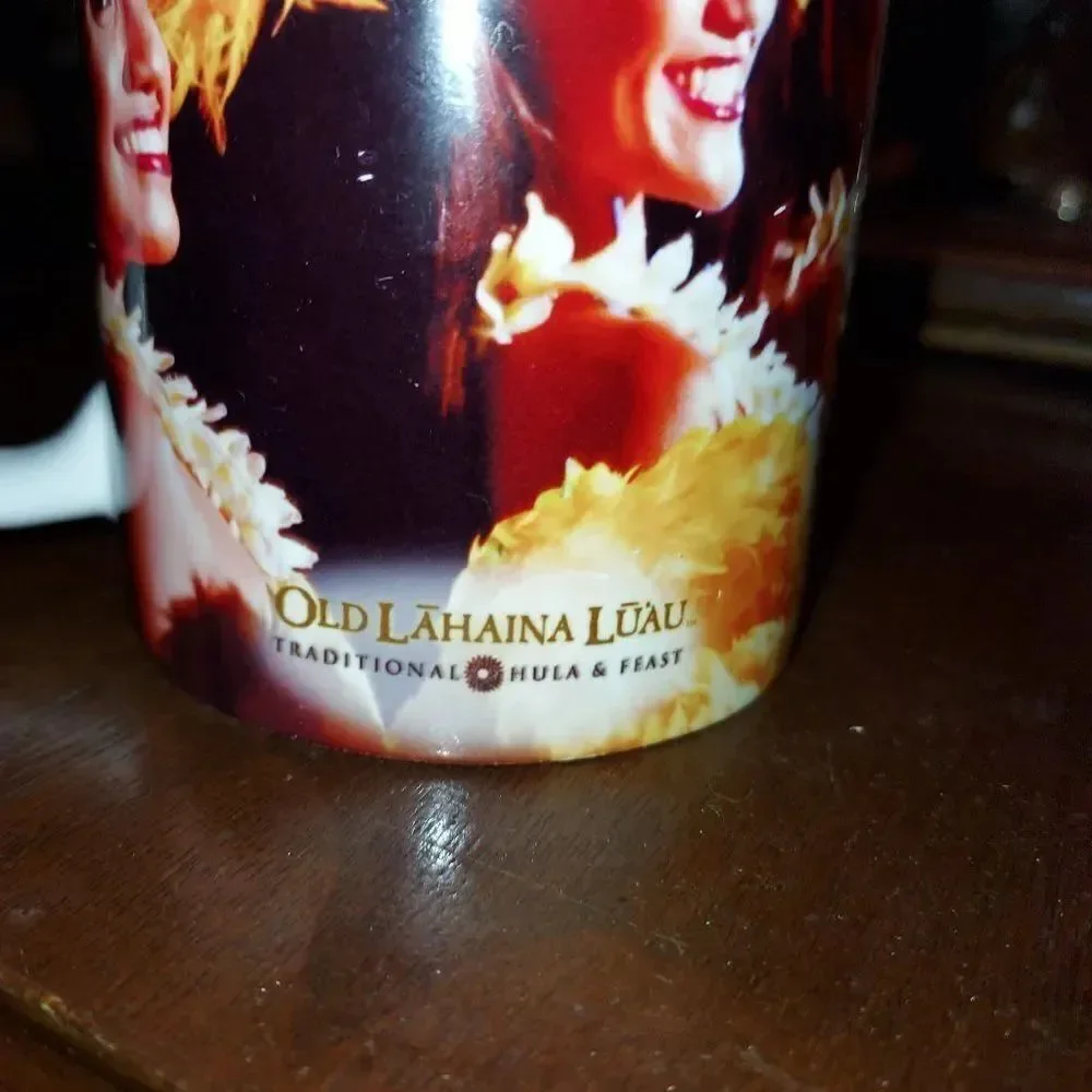 Old Lahaina Luau Coffee Mug Hula Girls